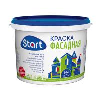 Старт Краска фасад.  14кг бел 