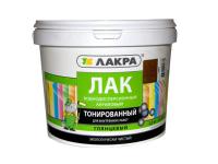 Лак акриловый в/д Бесцветный глянцевый  0,9кг Лакра / 0007561