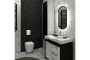 Зеркало Прайм черный (Prime Black) 450*800 в мдф раме