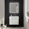 Зеркало TECNO c LED 70 с подсветкой, TE.mi.70 с функцией антизапотевание, белый глянцевый